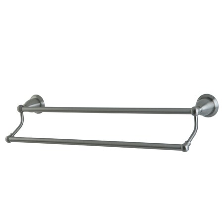 Kingston Brass Heritage 18" Dual Towel Bar, Brushed Nickel BA175318SN